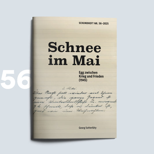 Schundheft Nr. 56 "Schnee im Mai"