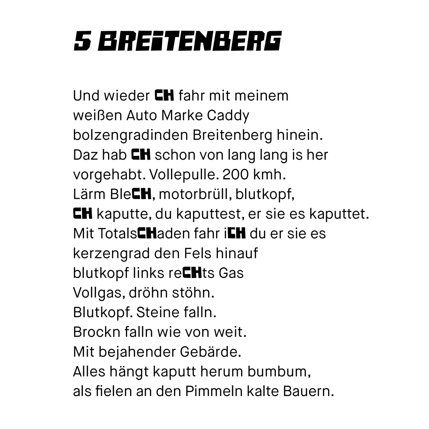 Schundheft Nr. 59 "Felssturz Sprachsturz"