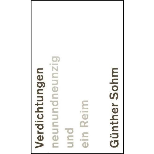 Sohm, Günther "Verdichtungen"